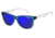 Carrera Carrerino 20/S Sunglasses CARRE20S-0WWK-XT-4617 - White Blue Semi Matte Black Frame, Blue Sky Miror Lenses, Lens Diameter 46mm, Distance Between Lenses 17mm