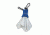 Carson Stuff-It Microfiber Lens Cloth, Blue SN-50BU