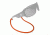 Carson Toobz Eyewear Retainer for Most Frames - Lava Orange ER-5003