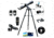 Cassini 600mm x 90mm Erect Image Prism Refractor Telescope w/ Smartphone Adapter, Black, SS-60090TR
