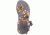 Chaco Z Cloud X2 Sandal - Women's, Puzzle Poppy, 8 US J106632-08.0, EDEMO1