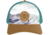 Christensen Arms Mountainscape Leather Trucker - Mens, Dark Khaki/Teal, OSFM, 730-CAH22-00-02-601-00