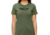 Christensen Arms Patriotic Ram Wordmark SS Tee - Womens, Olive, L, 730-CA101-40-01-200-04