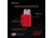 Clip &amp; Carry Kydex Sheath for the Gerber Suspension NXT, Carbon Fiber Red, GSUSP-NXT-CF-RED
