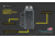 Clip &amp; Carry Kydex Sheath for the Leatherman Wingman, Sidekick, Rebar &amp; Rav, Black, LWING-BLK