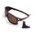 Cold Steel Battle Shades Mark I Sunglasses,Dark Matte Brown,Brown Lens EW13M