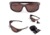 Cold Steel Battle Shades Mark I Sunglasses, Dark Matte Brown, Brown Lens, CS-EW13M
