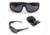 Cold Steel Battle Shades Mark II Sunglasses, Black Gloss Frame, Gray Lens, CS-EW21