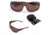 Cold Steel Battle Shades Mark II Sunglasses, Dark Matte Brown, Brown Lens, CS-EW23M