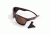 Cold Steel Battle Shades Mark III Sunglasses,Dark Matte Brown Frame,Brown Lens EW33M