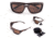 Cold Steel Battle Shades Mark III Sunglasses, Dark Matte Brown Frame, Brown Lens, CS-EW33M