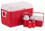 Coleman 54 Quart Cooler Combo W/ 5 Quart Cooler, .3 Gal Cooler, Red 5295A743G