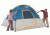 Coleman Flatiron 4-Person Instant Dome Tent W/ Integrated Rainfly, Blue / Gray, 8 x 7 ft 2000024693