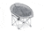 Core Equipment Oversized Mesh Round Chair, Gray, 37 x 34 x 35 in, 40074