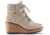 Cougar Pamela Suede Wedge Boot - Womens, Mushroom, 10, Pamela-Mushroom-10