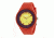 Crayo Burst CR3200 Series Ladies Watch, Red/Yellow, One Size, CRACR3201