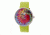 Crayo Swirl Strap Watch, Multicolor/Green CRACR4201