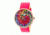 Crayo Swirl Strap Watch, Multicolor/Hot Pink CRACR4206