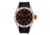Dakota Watches Aluminum Diver, Black/Orange Dial, Aluminum Case,Black Strap, NO 4792-6