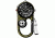 Dakota Watches Angler II, Black Dial, O.D. Case, Carabineer Clip 3872-9