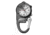 Dakota Watches Dakota Mini Clip Microlight Watch, Black/Silver, Black/Silver, 5 Year Limited Warranty, DAK-86125