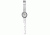 Dakota Watches Fashion Flashlight, White Dial, White PU Band 7442-1