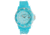 Dakota Watches Fusion Color Link, Aqua Dial &amp; Plastic Link Band 3036-2