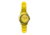 Dakota Watches Fusion Color Link, Yellow Dial &amp; Plastic Link Band 3038-0