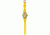Dakota Watches Jelly Sport, Yellow Dial, Yellow Bezel &amp; Jelly Strap 9691-5