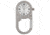 Dakota Watches Mini Mini Clip, Classic Silver, Watch, NO 6089-7