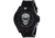 Dakota Watches Skull Fashion, Black Dial w/White Skull,Black Silicone Strap, NO 4934-7