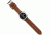Dakota Watches Sting Ray Chrono, Black Dial, w/Leather Strap, NO 4034-2
