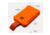 Dark Energy Poseidon Nano Wireless Charger, Orange, 1102984