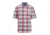 Demo,Woolrich Men's Timberline Short-Sleeve Classic Shirt, Old Red Tartan, L, 6161-ODT-DEMO