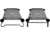 Disc-O-Bed Special Edition Extra Large Outfitter Sleeping Cots w/Side Organizers, Gray, 30022BO