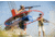 Do All Outdoors USA Clay Launcher, Red White Blue, 50 Clays, USAAT20