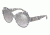 Dolce&amp;Gabbana DG4320F Sunglasses 31616V-56 - Gunmetal Lace Frame, Grey Mirror Silver Gradient Lenses
