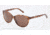 Dolce&amp;Gabbana ICONIC LOGO DG4171P Sunglasses 255073-56 - Brown Marble Frame, Brown Lenses
