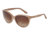 Dolce&amp;Gabbana ICONIC LOGO DG4171P Sunglasses 277313-56 - Top Crystal On Pearl Sand Frame, Brown Gradient Lenses