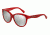 Dolce&amp;Gabbana MATT SILK DG4176 Sunglasses 28736G-49 - Pois Black On Red Frame, Light Grey Mirror Silver Lenses