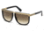 DSquared DQ0161 Sunglasses - Shiny Black / Gradient Green Frame Color