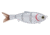 Duckett Fishing BD Shad, Dying Shad, 6 in, BDSHAD6-SS Dying Shad