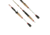 Duckett Fishing Micro Magic Pro Crankin Rod, Medium Heavy, White/Red, 7 ft 10 in, DFMP710MH-CC