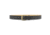 1-1/2" Plain Leather Garrison Belt with Gold Buckle