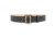 2-1/4" Basketweave Leather Sam Brown 2 Row Stitch Duty Belt with Solid Brass Gold Buckle