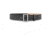 2-1/4" Basketweave Leather Sam Browne Duty Belt (Half Lined) with Solid Brass Nickel Buckle