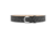 2-1/4" High-Gloss Leather River Belt with Nickel Buckle