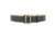 2-1/4" Plain Leather Sam Brown 4 Row Stitch Duty Belt with Solid Brass Gold Buckle