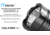 EAGTAC T25L-R MKII Flashlight Kit, XHP35 HD CW LED, 2200lm, Black, Medium 4110