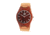 Earth Wood Aztec Leather Strap Watch, Red, Standard ETHEW4103